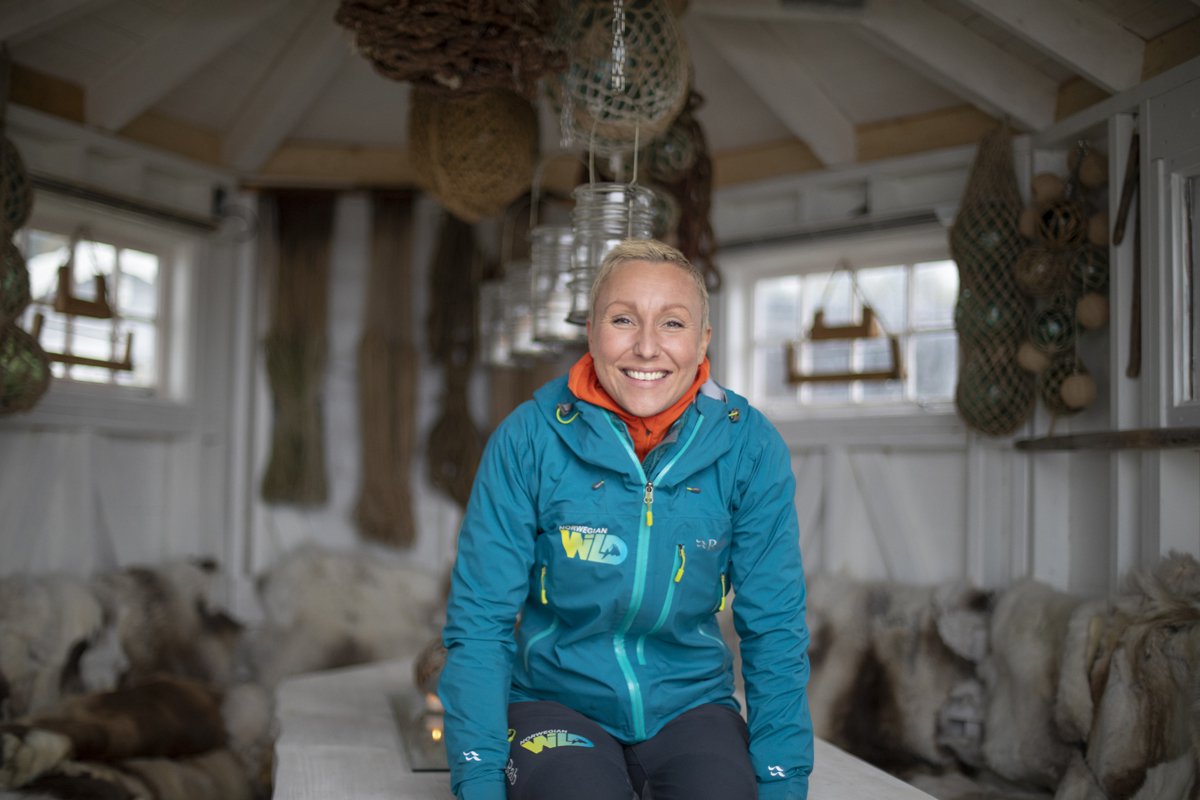 Hege at Senja's Lighthouse, Norway