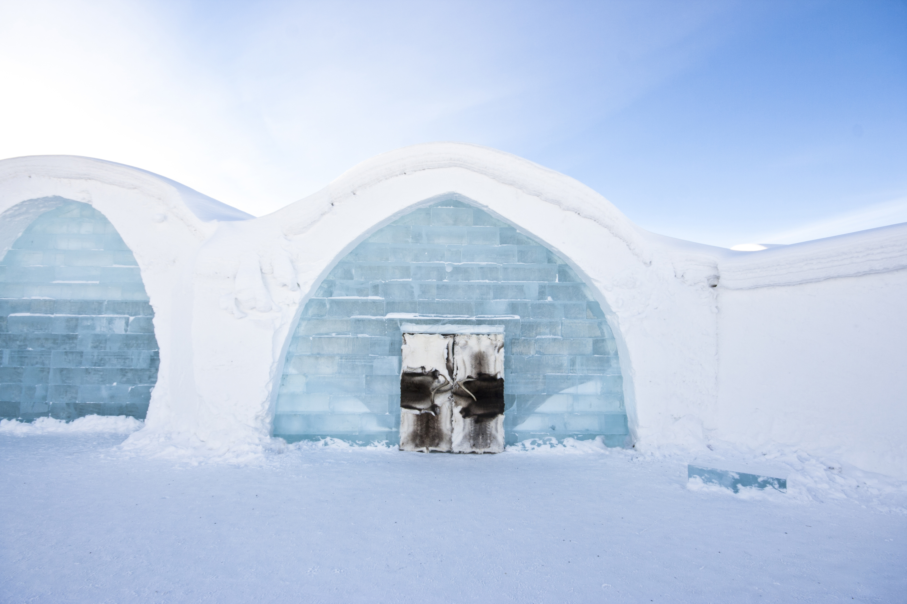 The world famous Ice Hotel in Swedish Lapland