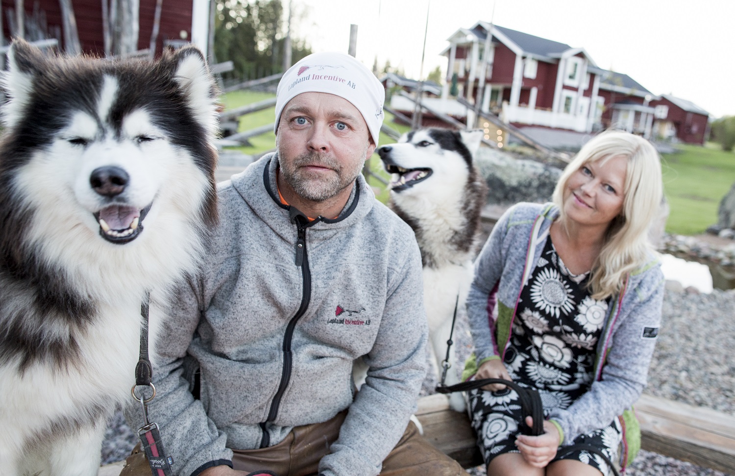 Johan and Eva at Lapland Guesthouse in Swedish Lapland