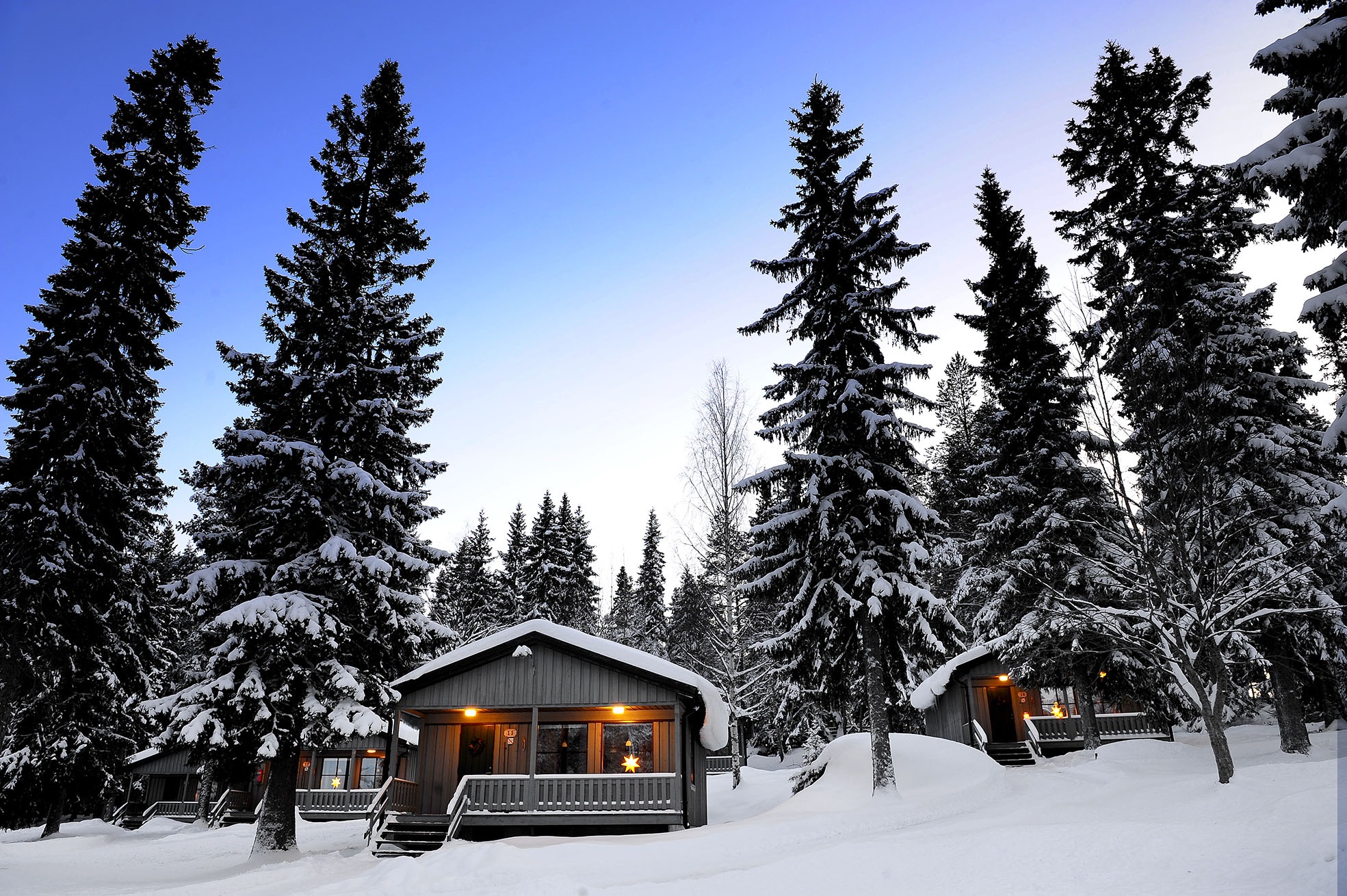 Winter at Brandon Lodge, Swedish Lapland
