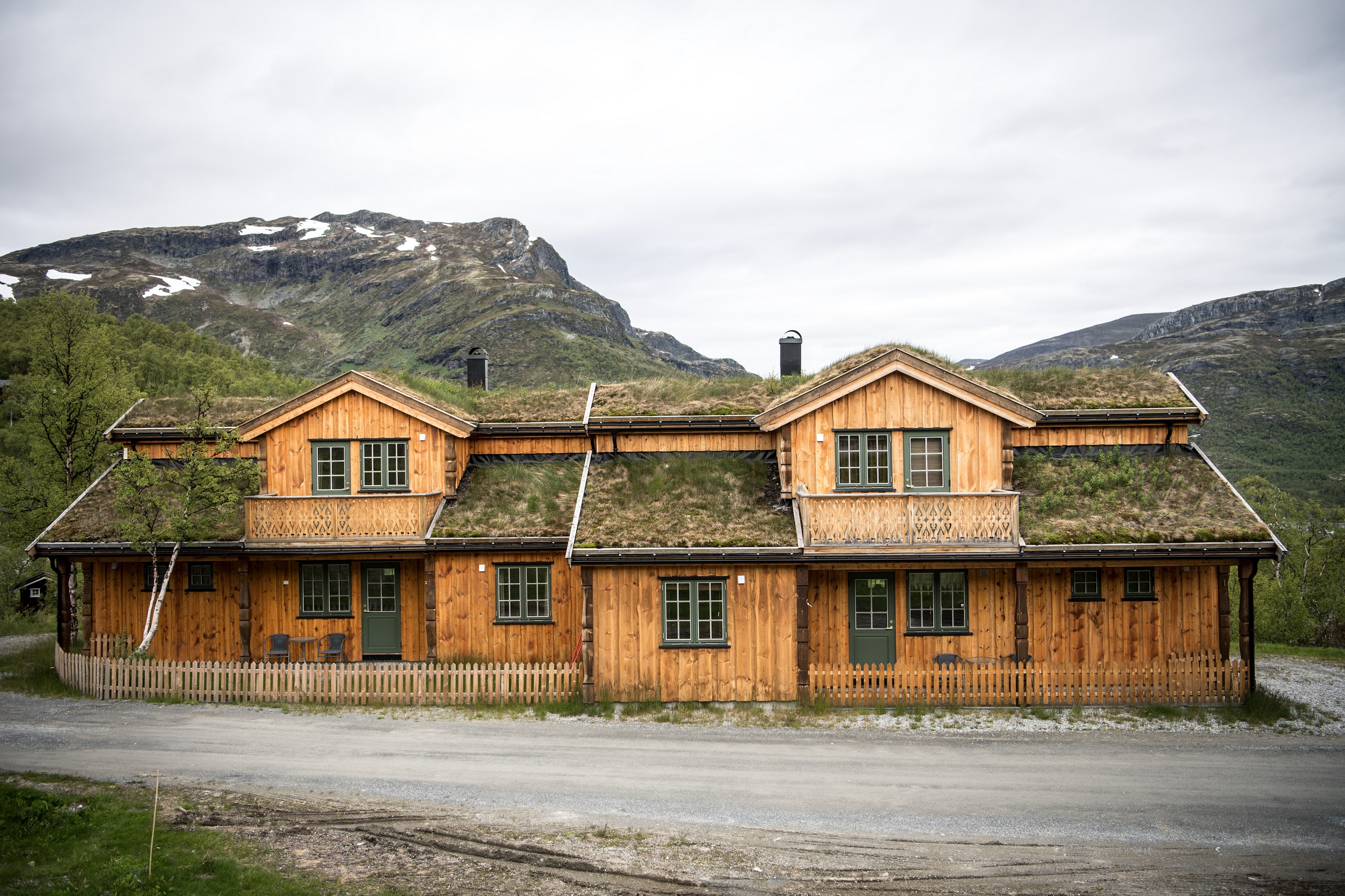 Exterior of Filefjellstuene in Norway