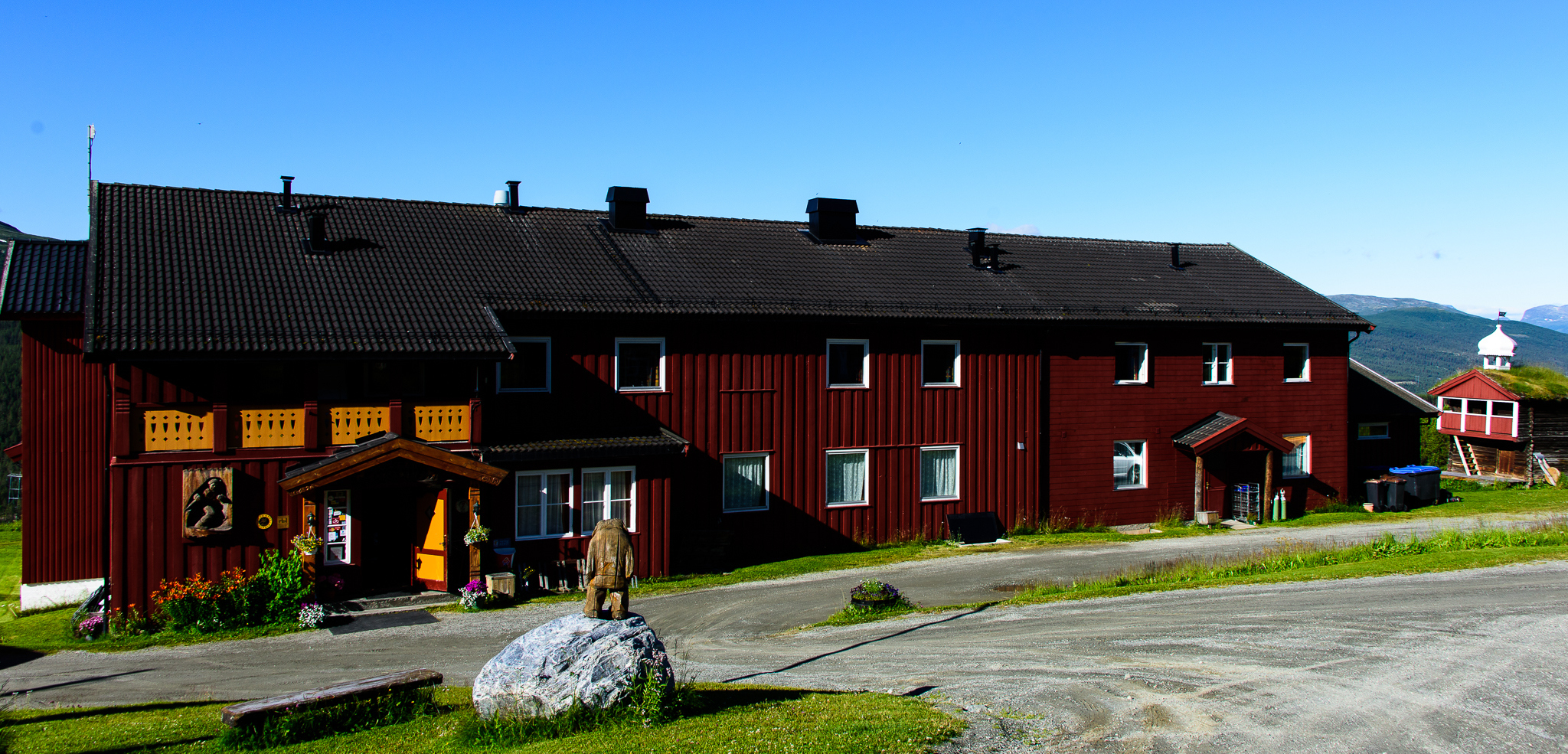 Exterior view of Ruten Fjellstue in Norway