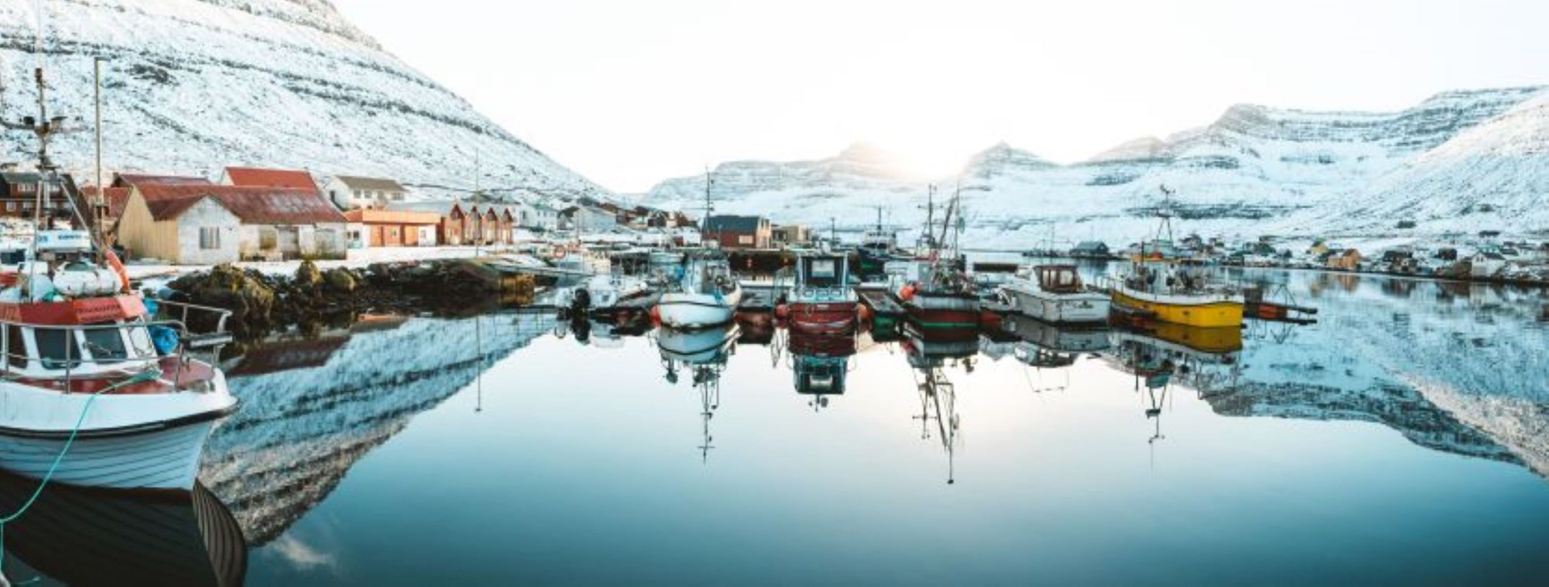 picture of the harbour in norodepil, Faroe Islands