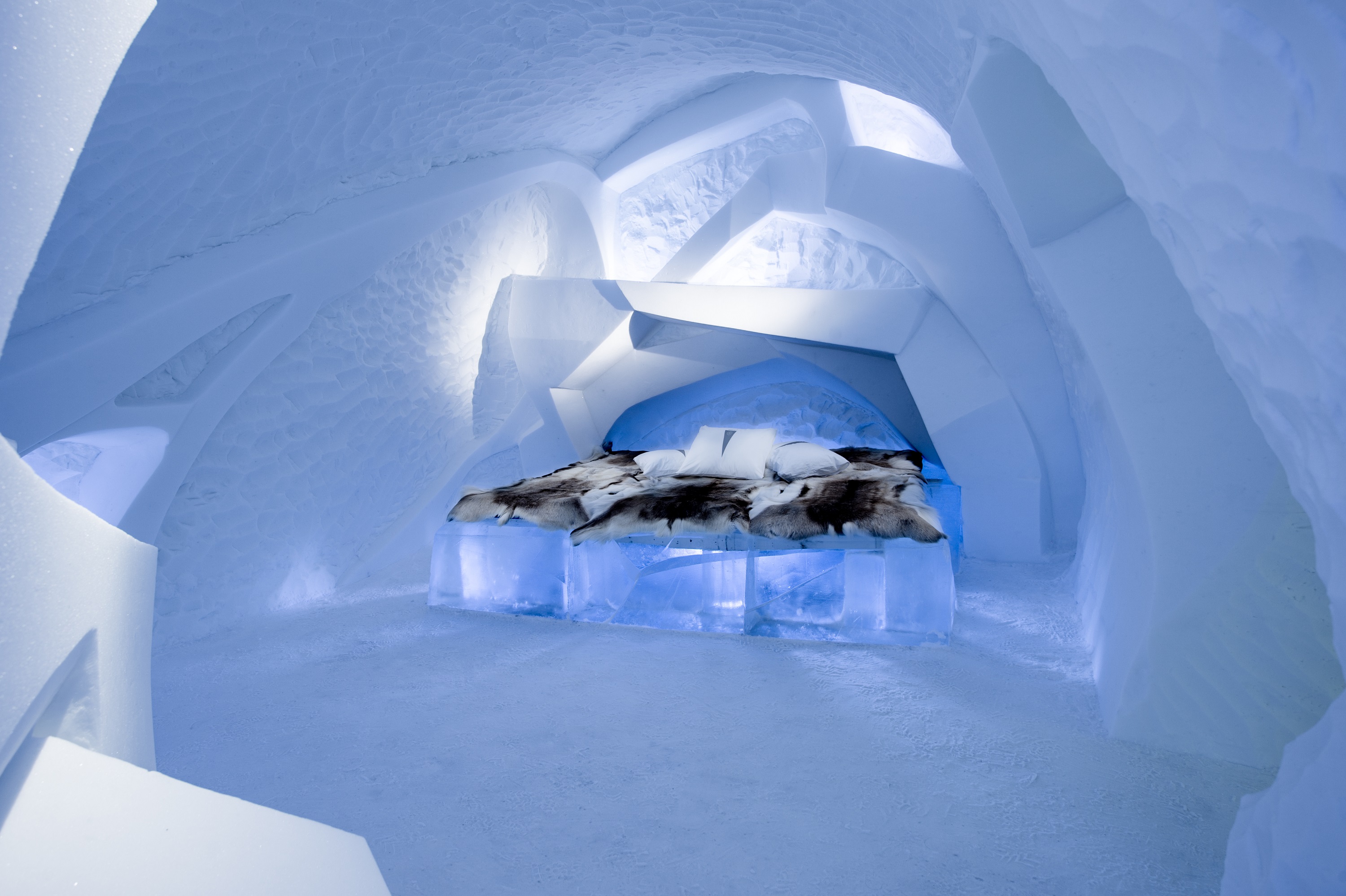 Art Suite at the Icehotel in Swedish Lapland